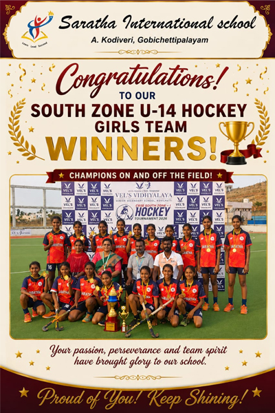 girls hockey team saratha school